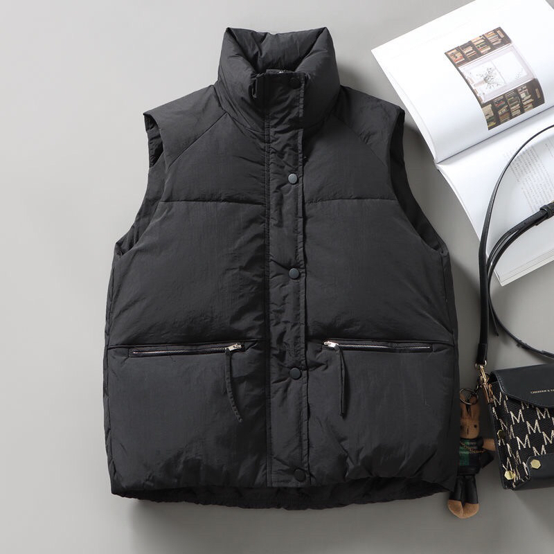 Áo phao  gile  nữ phong cách  hàn quốc kèm ảnh thật