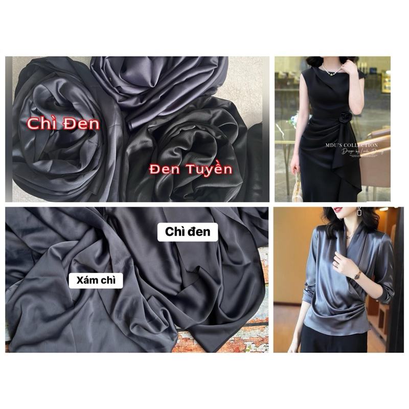 Lụa Vân mềm , suôn có giãn may sơ mi , quần áo dài , đầm khổ 1,5m