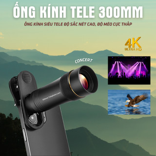  Ống kính lens tele 300mm   10x   dùng cho điện thoại di động độ méo thấp độ sắc nét cao 