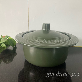 Nồi sứ dưỡng sinh Minh Long 2,2 lít vành tròn + nắp