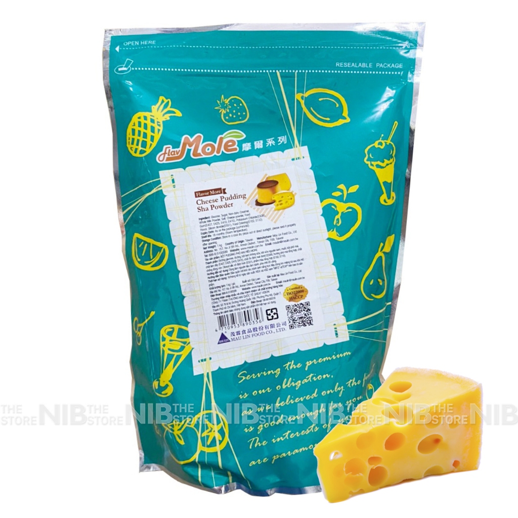 Bột pudding Phô Mai Đài Loan Mole gói 1kg