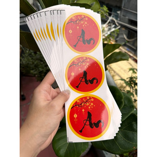 45 Tem Tết 7,8cm -  Bóng Dày