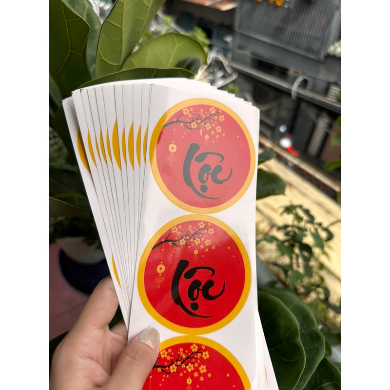 45 Tem Tết 7,8cm -  Bóng Dày