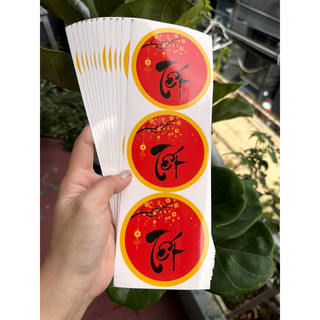 45 Tem Tết 7,8cm -  Bóng Dày