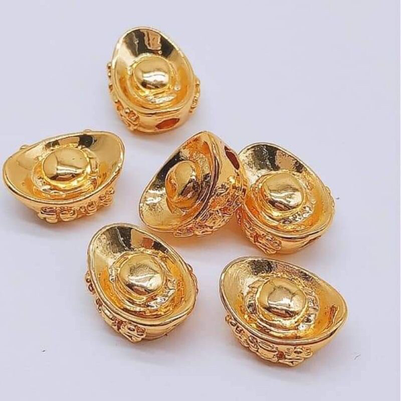 10 thỏi vàng trang trí tết