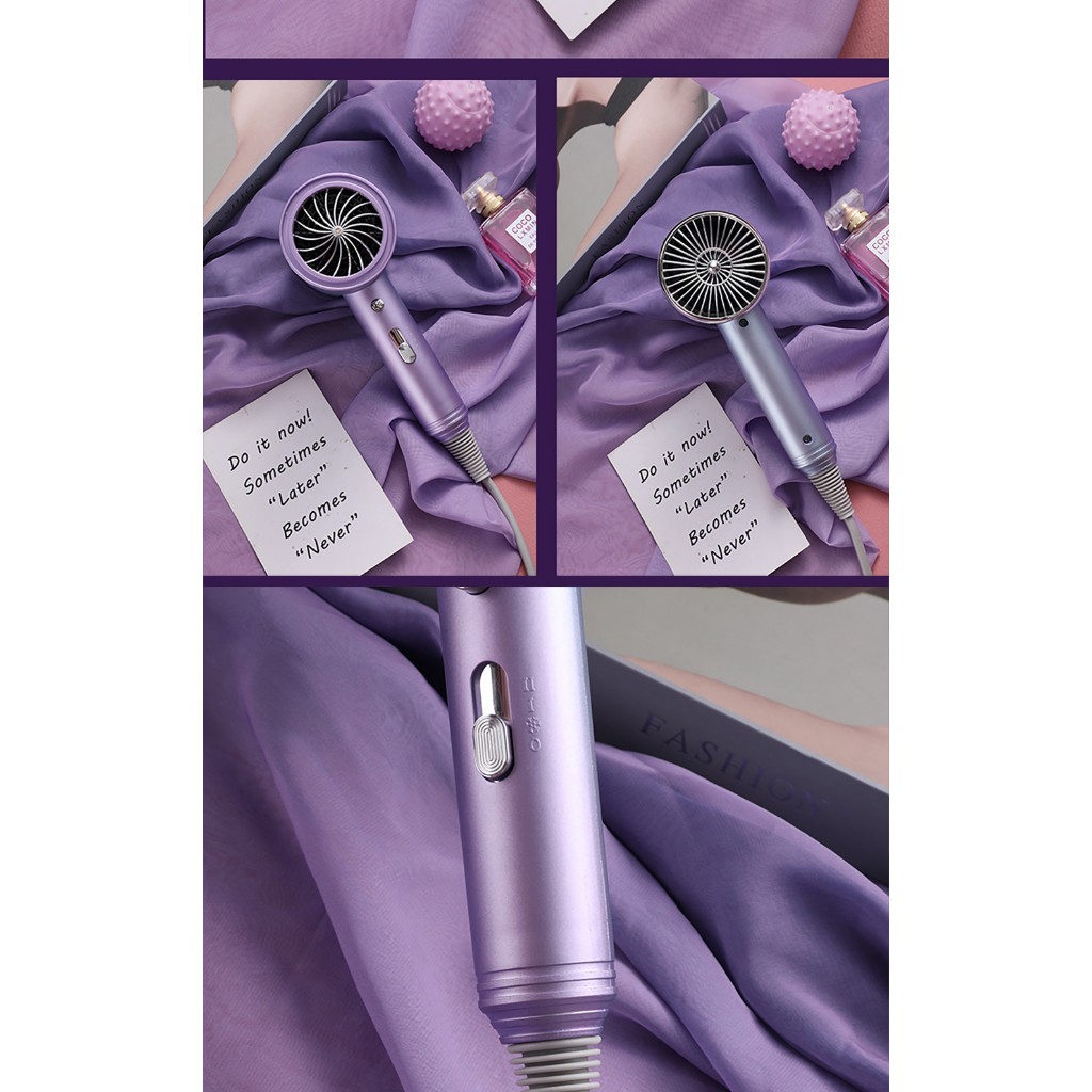 Máy sấy tóc công suất lớn tạo kiểu CWell, máy sấy tóc mini 2 chiều nóng lạnh C02HD 1200W  chính hãng