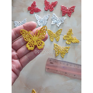 Bươm xốp nhũ kim tuyến trang trí