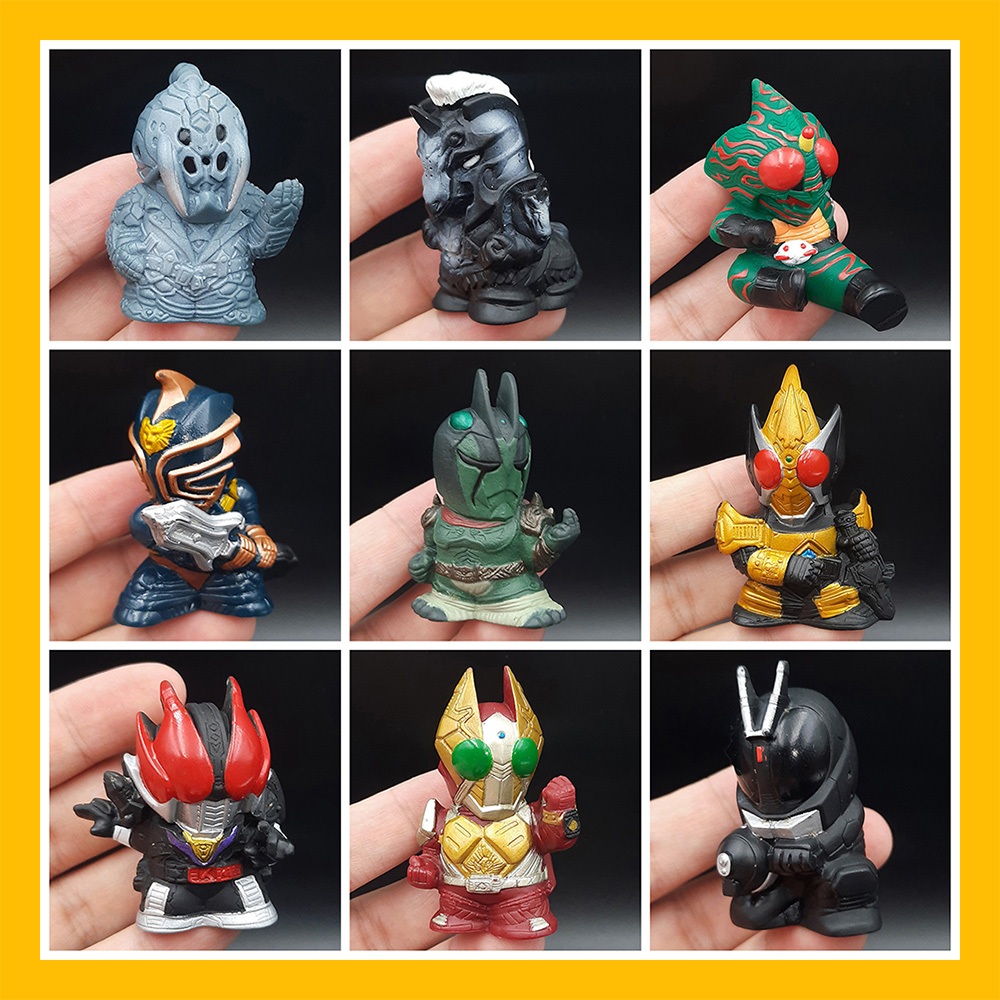 Mô hình Tokusatsu Kamen Rider Bandai Kid figure size nhỏ rỗng ruột không hộp