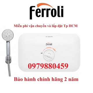 Máy nước nóng trực tiếp Italia - Ferroli Rita FS-4.5 TE, chống giật, nhỏ ngọn, 4500w, đa năng