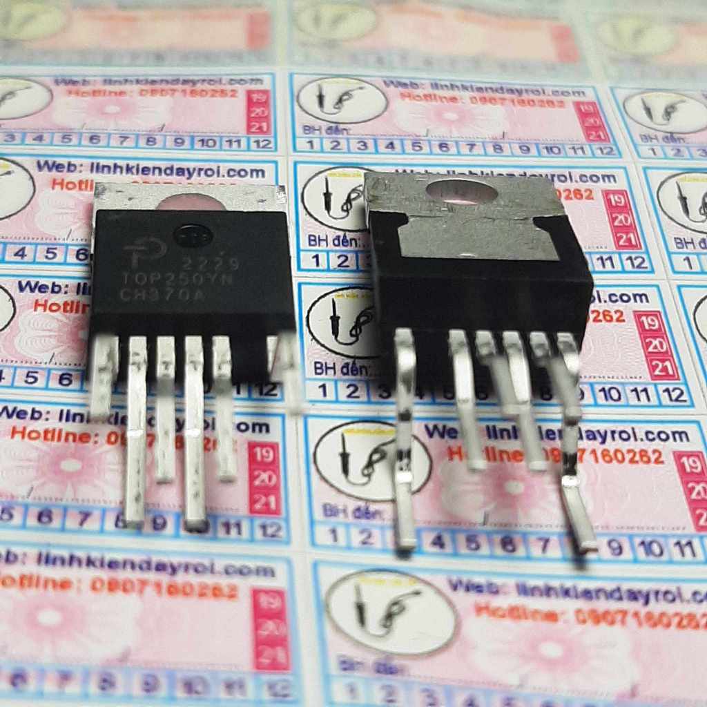IC nguồn TOP250YN TOP250 T0P250YN TO-220 hãng Power sửa hộp QIXING PS vàng