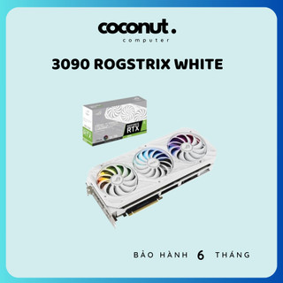 Card màn hình vga asus rog strix rtx 3090 o24g white gaming