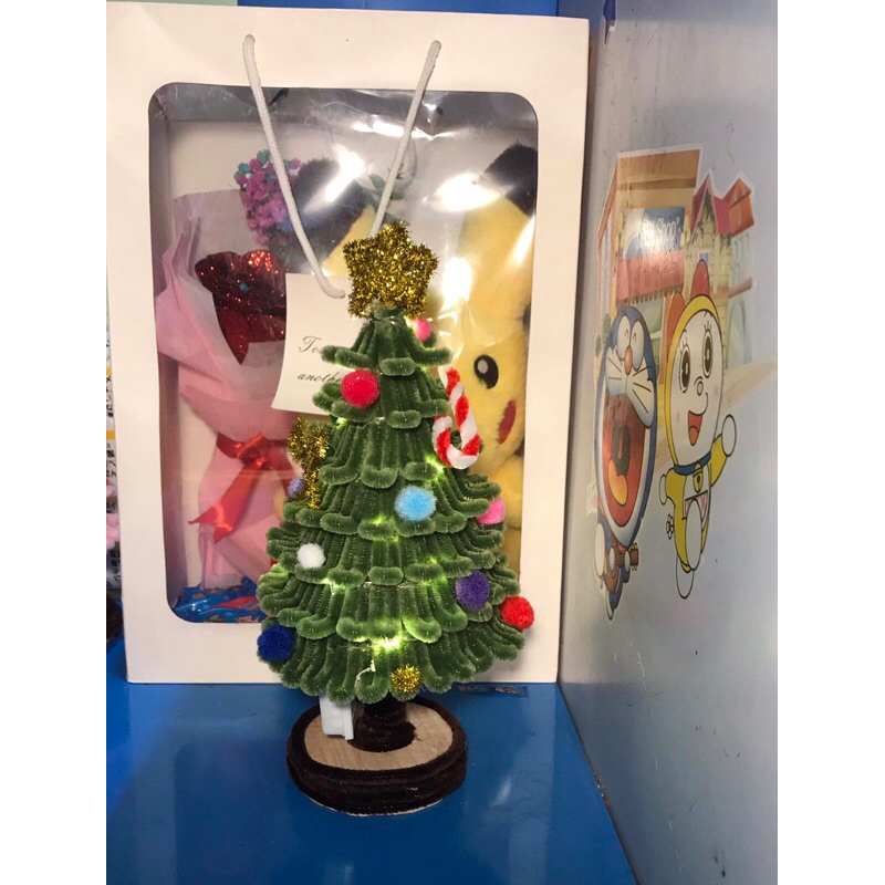 CÂY THÔNG NOEL KẼM NHUNG cao 20-25cm