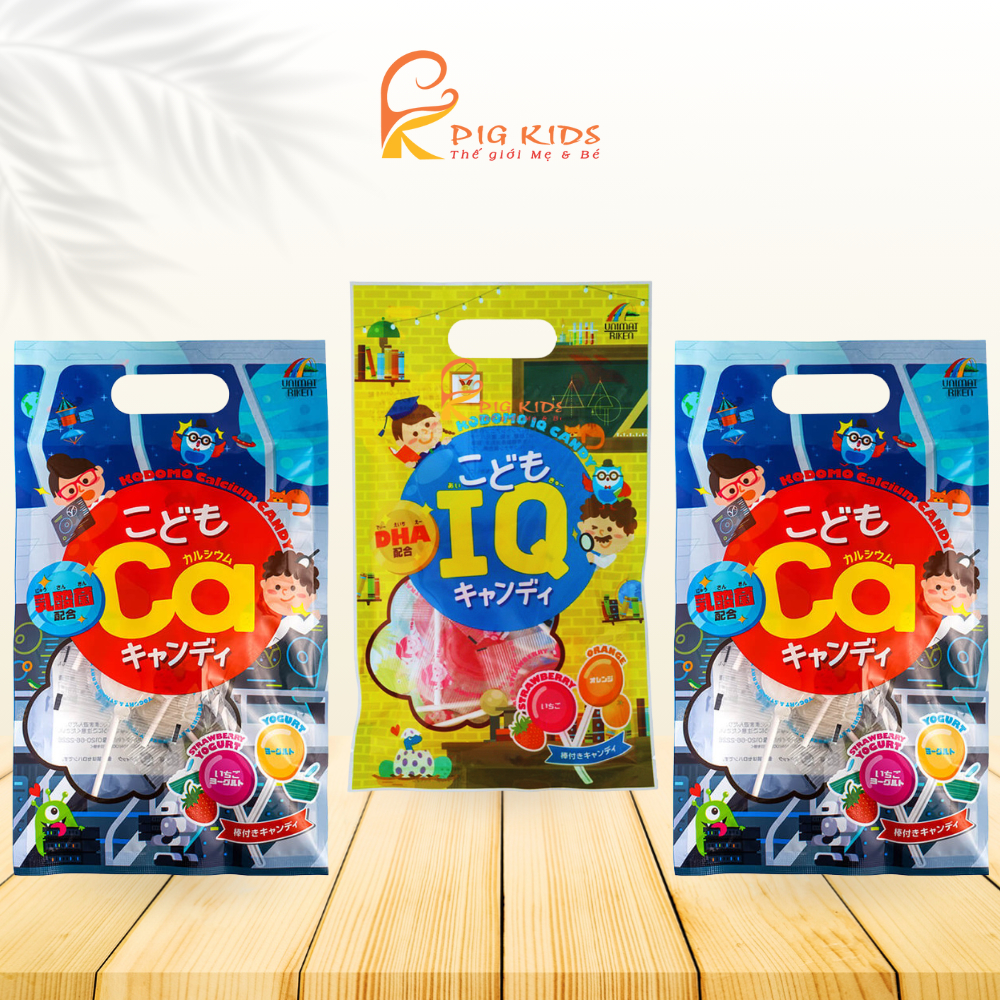 Kẹo Mút Unimart Bổ Sung CA/ DHA Tăng Chiều Cao Cho Bé