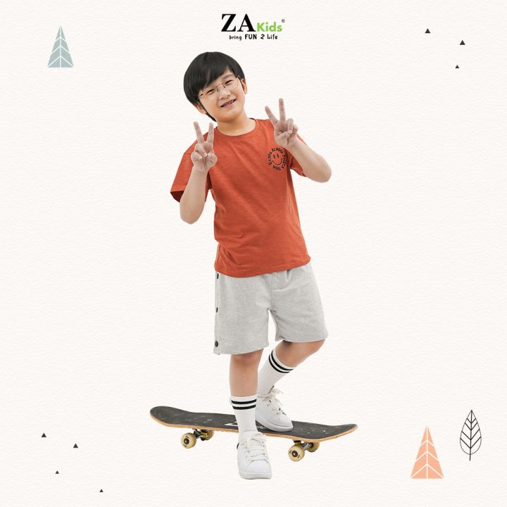 Quần Đùi Bé Trai  Thun Da Cá ZAKids ZA22018QĐ