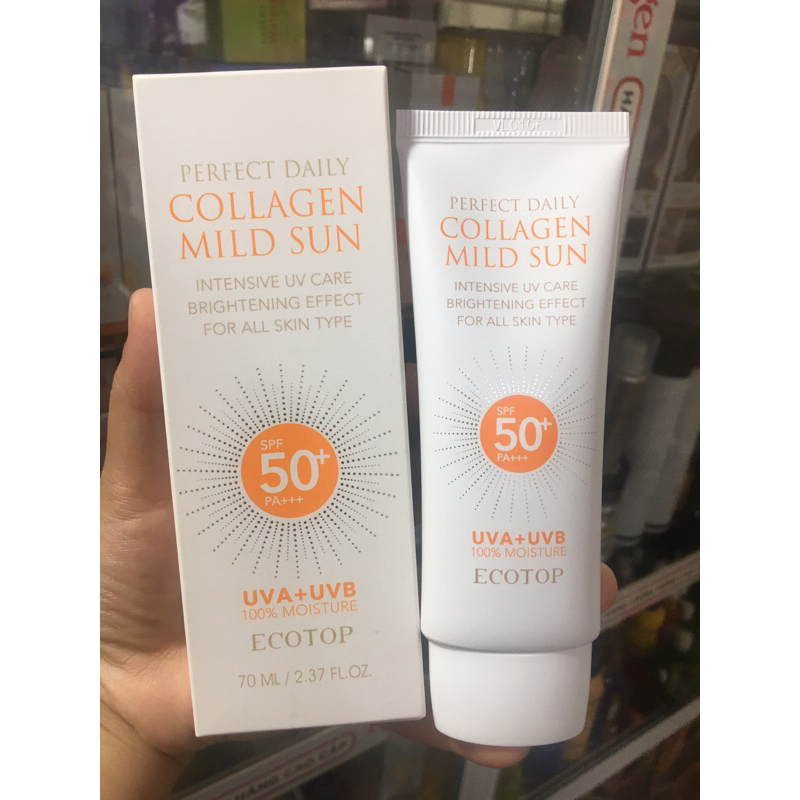 Kem Chống Nắng Collagen Mild Sun Ecotop