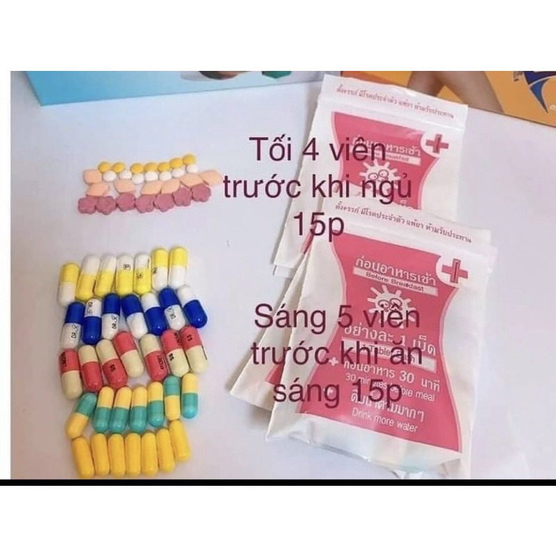 Viên giảm cân vip 9 yanhee hoa hồng THAILAND (9viên/ngày)