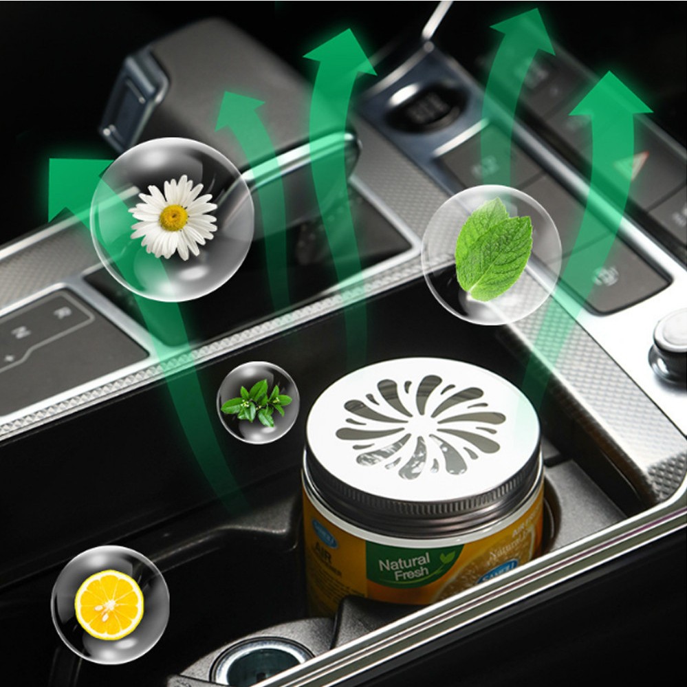 Hộp Sáp Thơm Khử Mùi Thơm Phòng Jello 220gr - Sáp Thơm Phòng Để Bàn, Ô Tô, Tủ Quần Áo