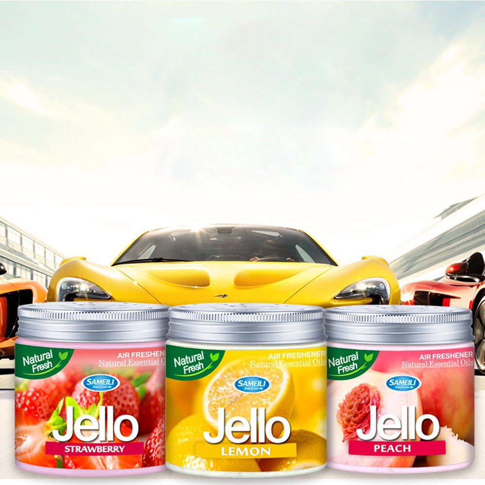 Hộp Sáp Thơm Khử Mùi Thơm Phòng Jello 220gr - Sáp Thơm Phòng Để Bàn, Ô Tô, Tủ Quần Áo