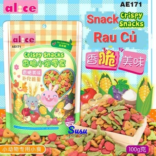 Rau củ Snack (Ngũ Cốc) cho Thỏ, Hamster, Bọ, Chinchilla 100gr - AE171 - Hàng Alice