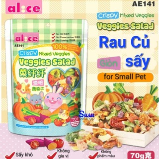 Rau Củ Sấy Khô cho Thỏ, Hamster, Bọ, Chinchilla- AE141 - Hàng Alice