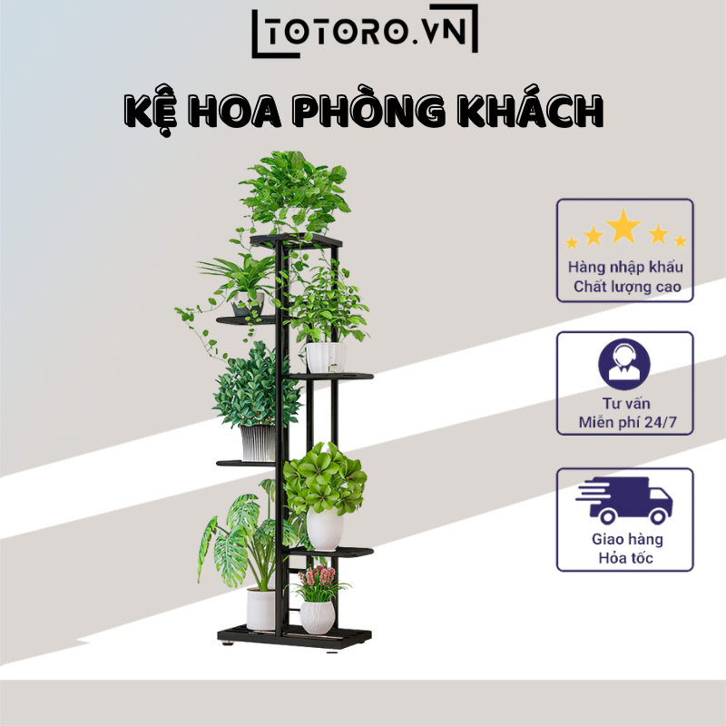 Kệ để chậu hoa cây cảnh trong nhà, ban công nhiều kích thước thiết kế sang trọng, chịu lực cao