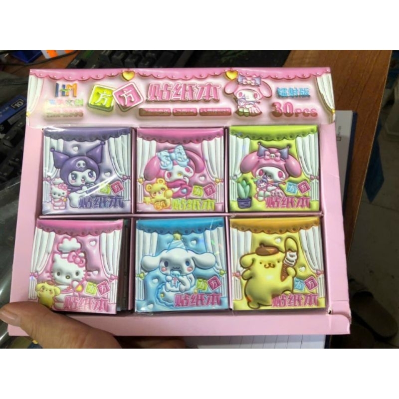 Hộp 30 quyển sổ dán sticker siêu hót