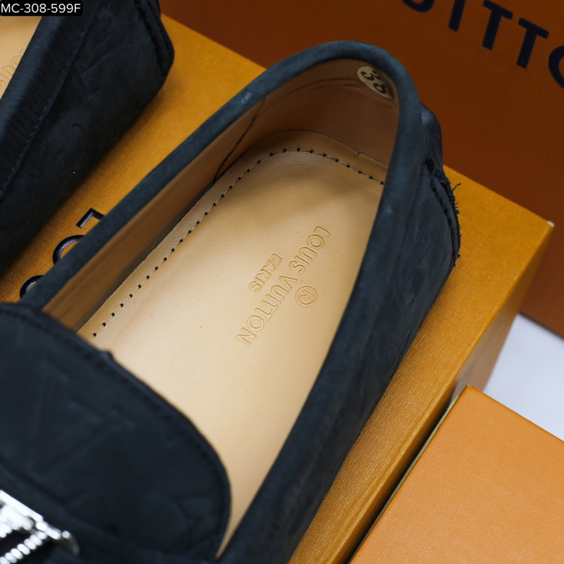 Giày da lộn nam thời trang✅ Giày lười nam da lộn cao cấp 🎁  ✅ Bảo hành nổ da 1 năm💥 MC308