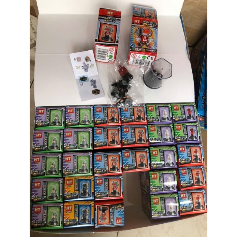 Khay 30 hộp lego ghép hình skbidi toilet siêu rẻ