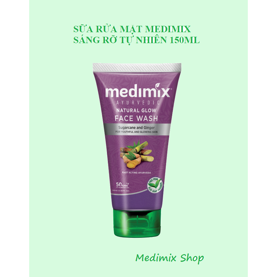 Sữa Rửa Mặt Medimix Sáng Rỡ Tự Nhiên 150ml