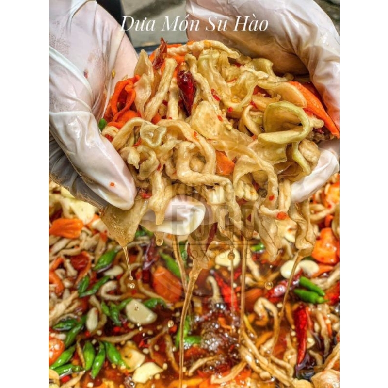 47k Hủ 500gr Dưa Món Thập Cẩm Su Hào