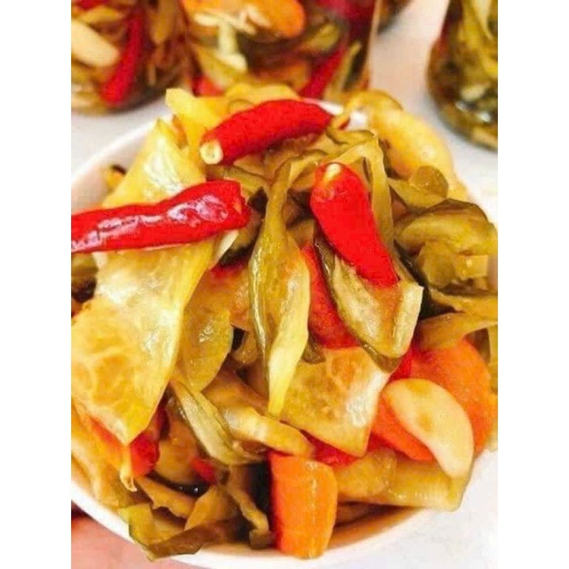 47k Hủ 500gr Dưa Món Thập Cẩm Su Hào