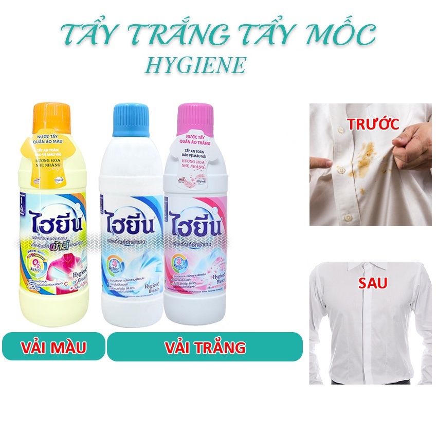 Tẩy Quần Áo Trắng Và Quần Áo Màu Thái Lan