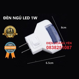 Đèn ngủ LED tiết kiệm điện 1W sáng trắng