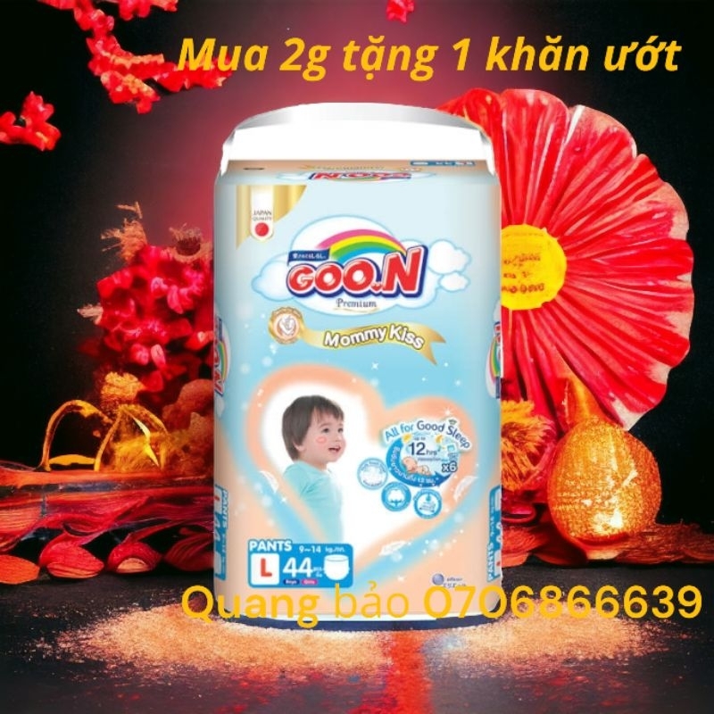 Tã Dán Quần Goon MomMy Kiss NB66 S62 M56 L48 XL44