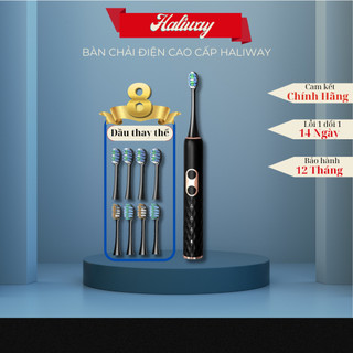 Bàn chải điện haliway công nghệ sóng âm chải sạch mảng bám tới 10x bt1