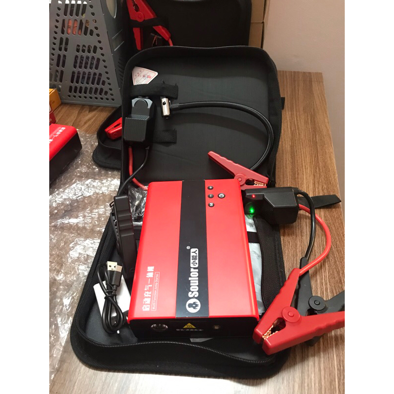 KÍCH BÌNH BƠM LỐP KẸP THÔNG MINH : 99.800mAh CHÍNH HÃNG SOULOR