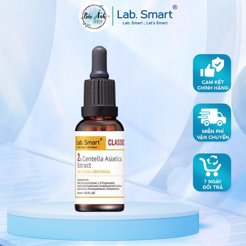 2% CENTELLA ASIATICA làm mờ nếp nhăn, căng da 30ml DrHsieh LabSmart Đài Loan