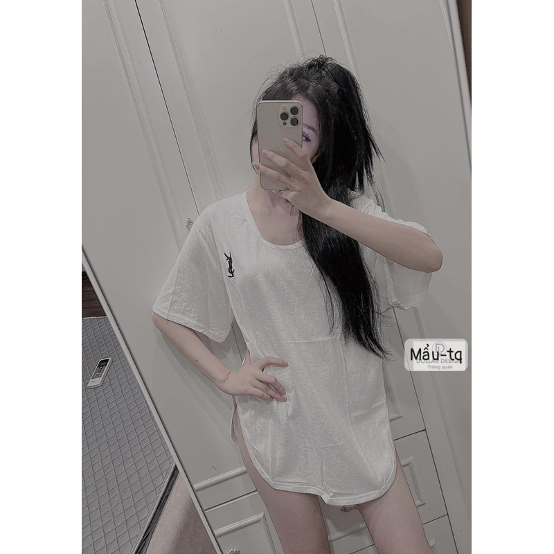 Áo phông đuôi tôm cổ tim
