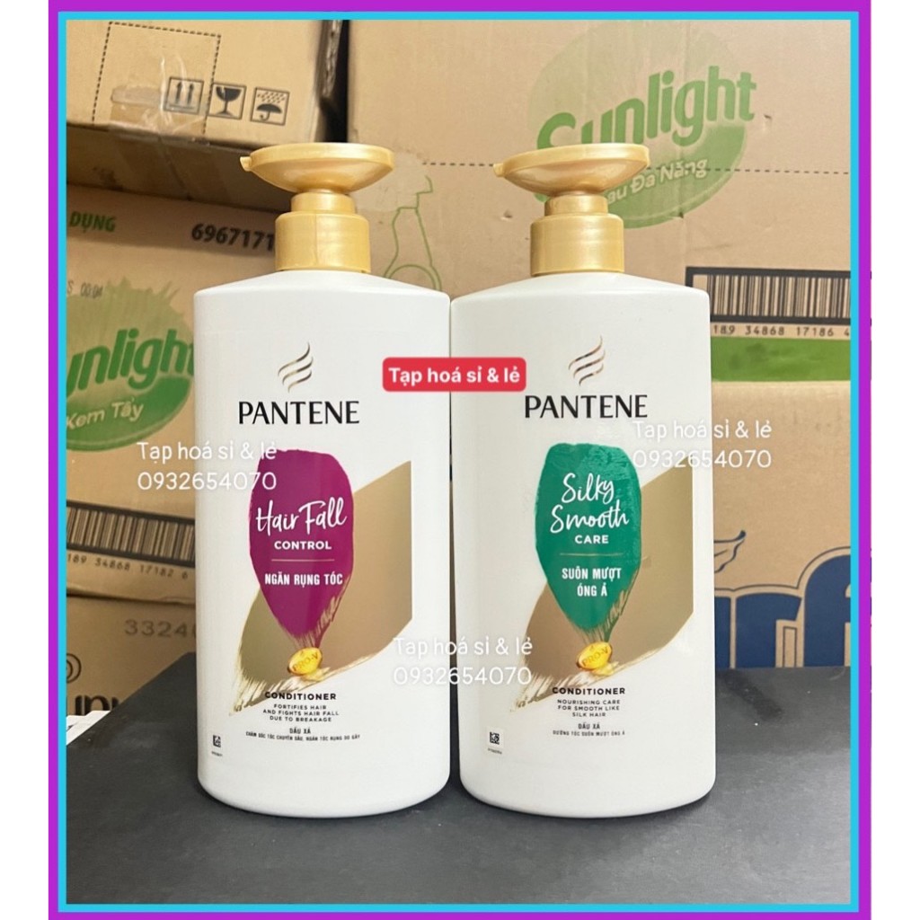 Dầu xả pantene ngăn rụng/ suôn mượt 650ml