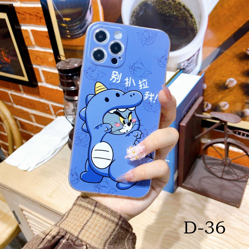 Ốp lưng hình T.om & Jerry dẻo mềm 6/6s/6plus/6splus/7/7plus/8/8plus/x/xs/xsm/11/11pro/11prm/12/12pro