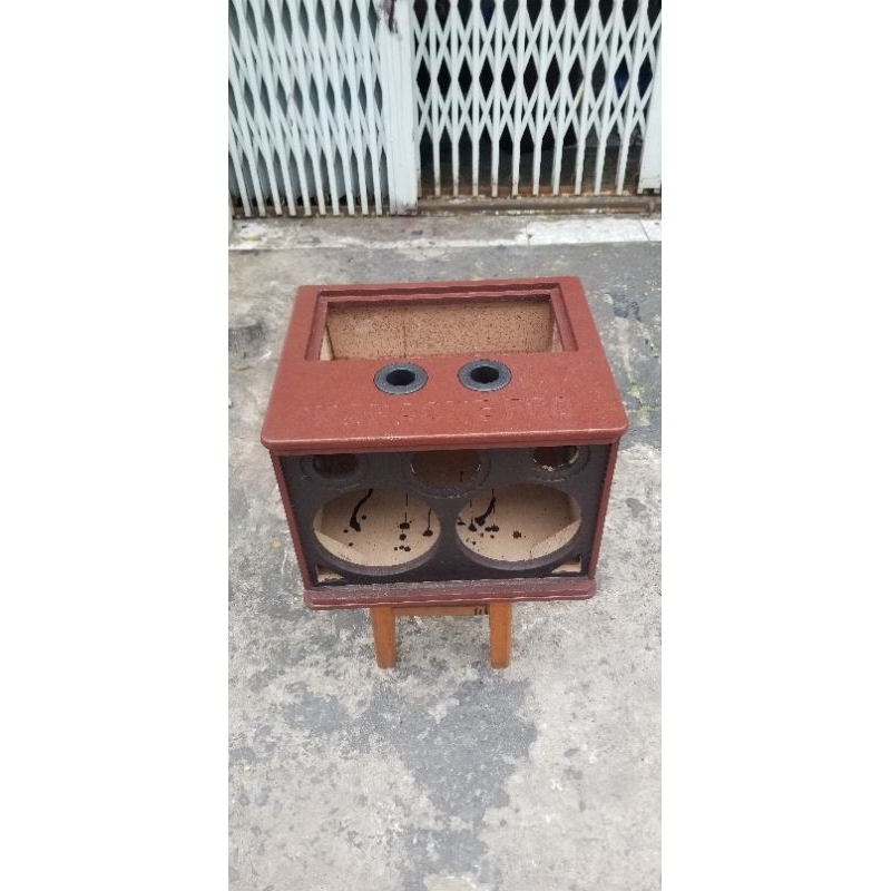 Vỏ loa xách tay 20 đôi 3way khung mạch 15x35