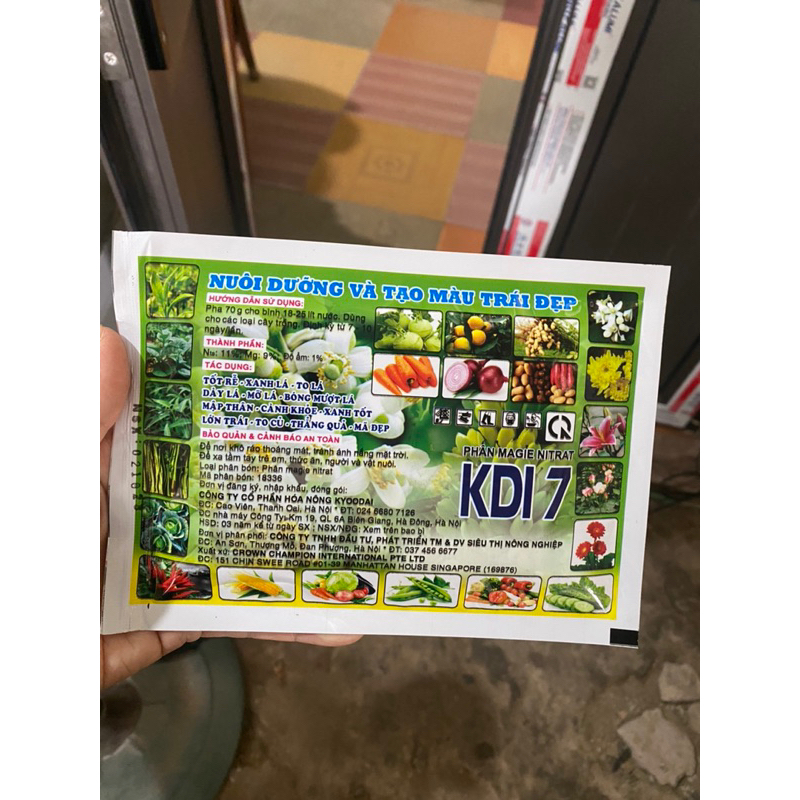 Phân bón lá Đẹp như mơ 70gr giúp RA RỄ - BẬT CHỒI - MẬP THÂN - LỚN QUẢ dùng cho các loại rau