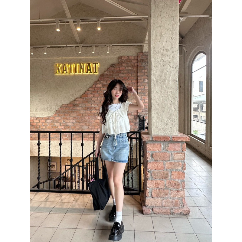 Áo kiểu Miko Top 18made ✿ 𝐁𝐲 𝐄𝐢𝐠𝐡𝐭𝐞𝐞𝐧 𝐀𝐠𝐚𝐢𝐧