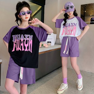 Bộ quần áo mùa hè bé gái "FUA" 18-50 cân. Thoáng mát, thấm hút mồ hôi. D0254