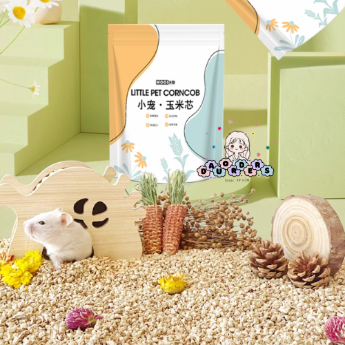 Lõi ngô, cùi ngô, cùi bắp lót chuồng an toàn, khử mùi, thấm hút cực tốt dành cho hamster