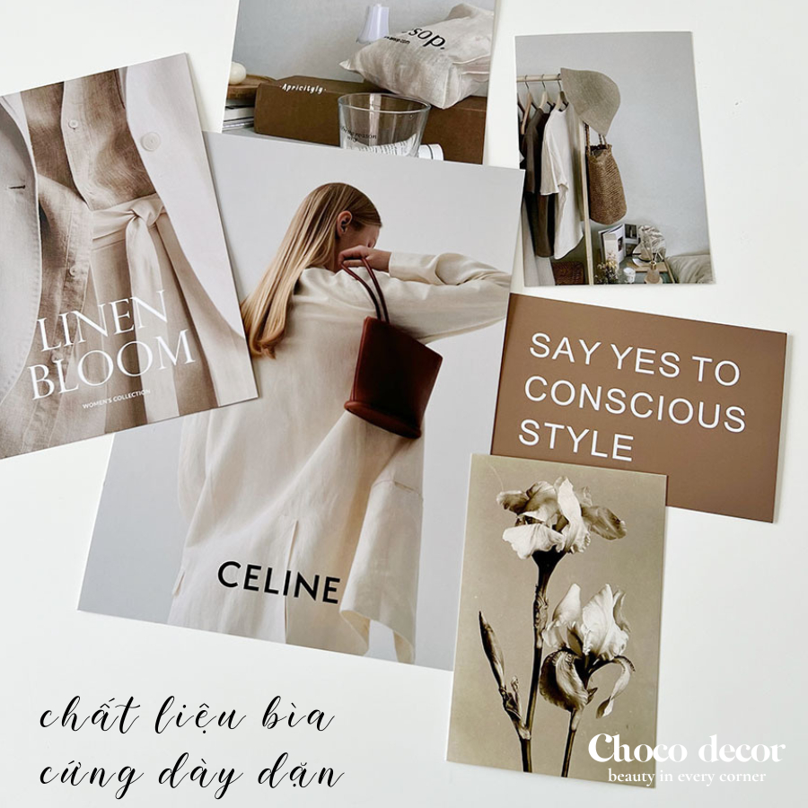 Set 6 tranh decor trang trí bàn học, phòng ngủ, quán cafe