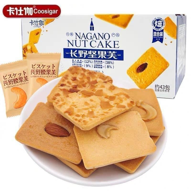 1 Thùng Bánh quy giòn mix hạt dinh dưỡng thơm ngon