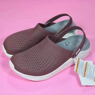 Dép Cross Literide nam nữ FREESHIP , Hàng loại 1 , giày sục sandal Crocs quai ngang bít đầu nam nữ, kèm tem mác đầy đủ