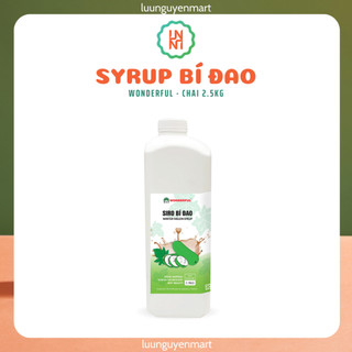 Syrup Bí Đao Wonderful, Siro Bí Đao chuyên dùng làm bánh, pha chế - Chai nhựa 2.5kg