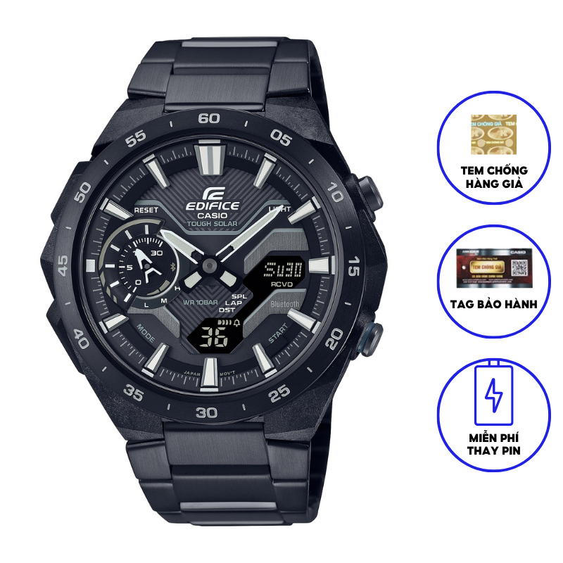 Đồng Hồ Nam Casio Dây Kim Loại Chính Hãng EDIFICE ECB-2200DC-1A
